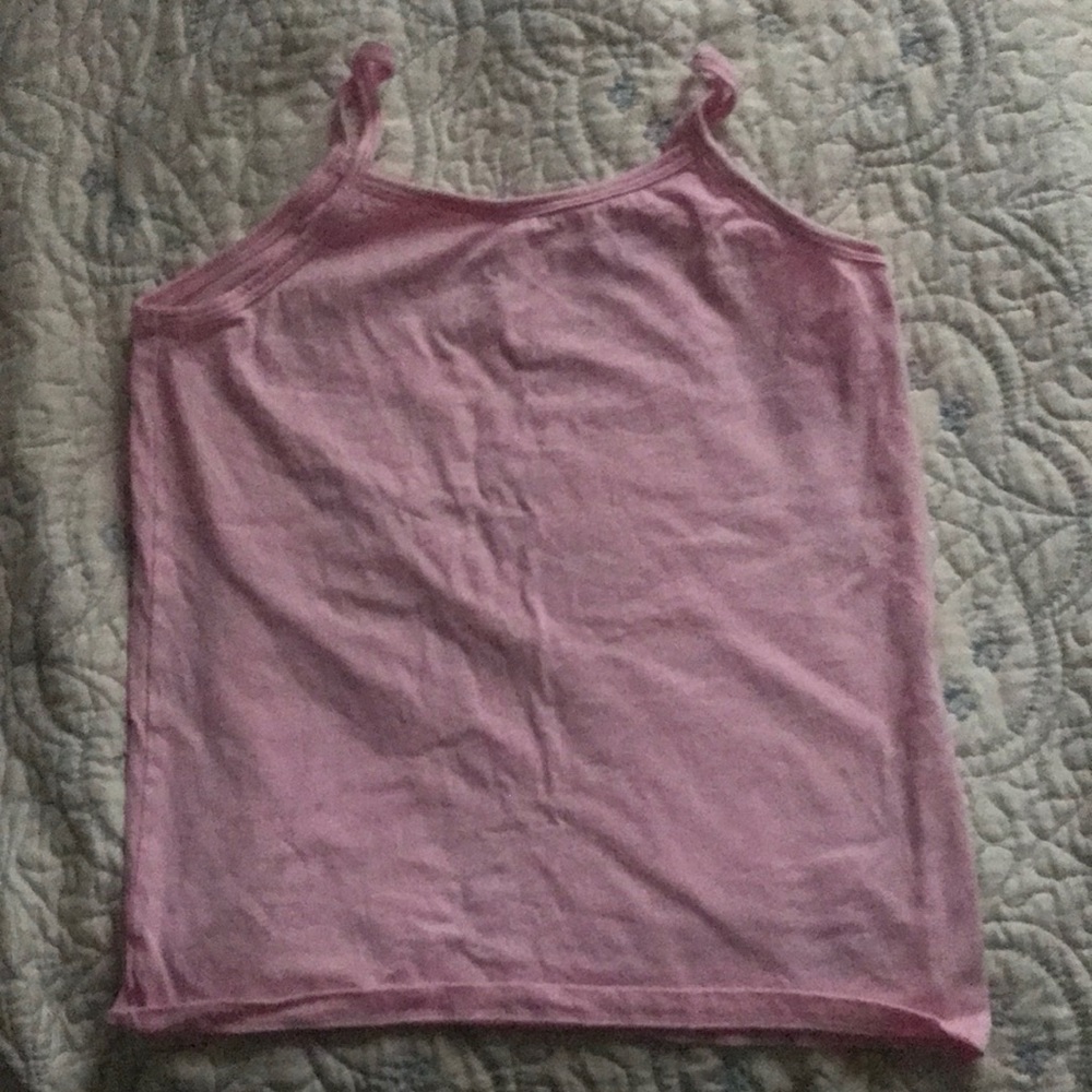 Pink tank top